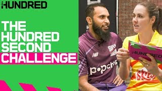 Trent Rockets V Southern Brave Adil Rashid V Nat Sciver  Who Will Win  100 Second Challenge [upl. by Alial]