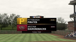 LOW SCORING GAME AT FORBES FIELD  MLB The Show 16 Diamondbacks Fantasy Draft Franchise Gamplay [upl. by Buller87]