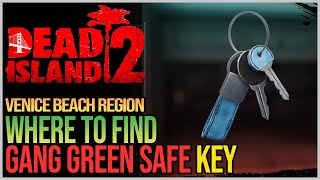 Gang Green Safe Key Location Dead Island 2 [upl. by Atilrac]