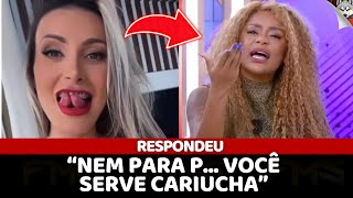 ANDRESSA URACH RESPONDE CARIÚCHA [upl. by Deloria]