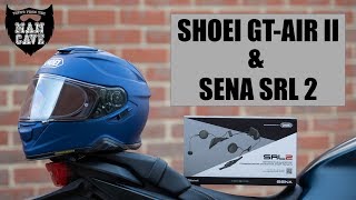 Shoei GT Air II and Sena SRL 2  Install amp Review [upl. by Yartnod]