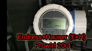 Flow meter parameters view and parameters setting in EH flow meter [upl. by Malcolm944]