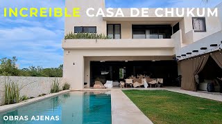 IMPRESIONANTE CASA DE CHUKUM  OBRAS AJENAS  15X50 MTS [upl. by Joshuah]