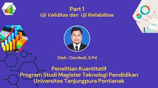 Part 1 Uji Validitas dan Uji Reliabilitas Pretest dan Posttest [upl. by Yrrat]