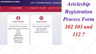 Articleship Registration Process [upl. by Oria873]