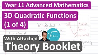 3D Quadratic Functions 1 of 4 [upl. by Tabitha581]