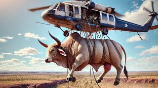 How Farmers Raise Millions Of Cattle From The Air  Agriculture Technology [upl. by Joey848]