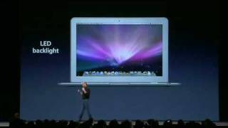 Macworld San Francisco 2008The MacBook Air Intro Pt 1 [upl. by Kanter]