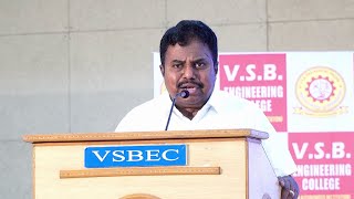 Freshers Induction Program Day 4  07102024  ThiruAPari IPS  VSB Engineering College [upl. by Alrahs]