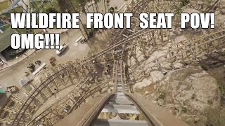 INSANE Wildfire Roller Coaster Front Seat REAL POV Kolmarden Zoo Sweden [upl. by Notla878]