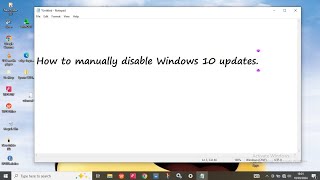 How to Disable Windows 10 Automatic Updates Disable Windows updates [upl. by Enilrac796]