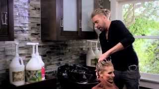 How to Cleanse MidLength Hair  WEN Gallon [upl. by Leifer]