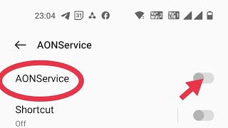 mobile setting AON service ke ko enable amp Disable kaise kare OnePlus 10R 150W  mobile setting One [upl. by Cly947]