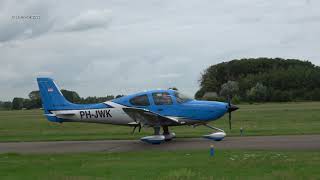 Cirrus SR22TGTS G6 Carbon PHJWK Teuge Airport 13 Aug 2023 [upl. by Nirot895]