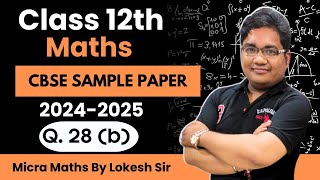 Q28 b Find the vector and the cartesian equation of the line that passes through −1 2 [upl. by Latin34]