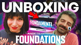 UNBOXING in ANTEPRIMA di MTG FOUNDATIONS  Magic The Gathering Fondamenti  Parte 1 [upl. by Joela]