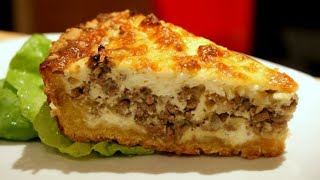 recette  quiche a la viande hachée un régal [upl. by Rehpatsirhc]