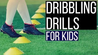 Soccer Dribbling Drills For Kids [upl. by Wivina]