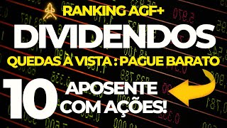 Ranking Dividendos no AGF desta Semana As MELHORES ações [upl. by Otreblanauj]