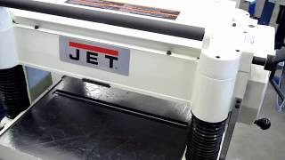 Обзор рейсмусового станка Planer thicknesser JET JWP208 [upl. by Tenneb128]