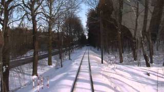 Straßenbahn Gotha amp Thüringer Waldbahn Mitfahrt Kt4D 303 als Linie 4 Friedrichroda nach Tabarz [upl. by Ibbison]