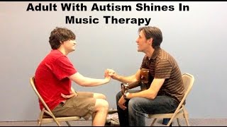 Adult with Autism Shines in Music Therapy [upl. by Amilah135]