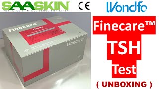 Wondfo Finecare™ TSH Rapid Quantitative Test  UNBOXING  FIA Test  W220 [upl. by Farlie275]