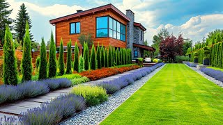 Elegant Tree Rows and Manicured Lawns Landscape Design Ideas [upl. by Yarehs561]