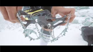 NORTEC micro crampons  how to fit it with the mountain running legend Marco De Gasperi [upl. by Harat]