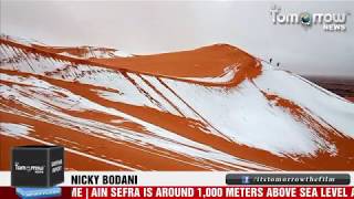 Sahara Desert covered in snow for the second time in 40 years [upl. by Liatnahs954]