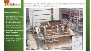 HiLoTec – Construction process of small compressed earth block house [upl. by Yeldud]