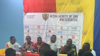 HEARTS OF OAK NCC PRESS CONFERENCE LIVE IN KUMSAI [upl. by Stern]