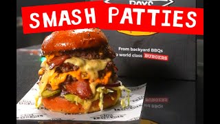 HOW TO MAKE A SMASH PATTY BURGER THE BEEFY BOYS [upl. by Trebron]