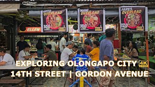 WALKING AT OLONGAPO CITY 14TH STREET  GORDON AVENUE 4K HDR 2024 WALKING TOUR [upl. by Sherrill]