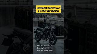 2024 Husqvarna Svartpilen 401 amp Vitpilen 250 launched in India  BikeWale shorts [upl. by Ellevehs10]