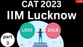 LRDI Series part 3  IIM Lucknow pattern  CAT 2023  Abhijeet Sinha  Arsh Classes [upl. by Ybocaj]