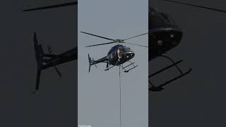 Bell 407 Helicopter Water Bucket Scooping [upl. by Helga]