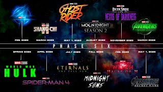 EVERY MCU MOVIE SHOW amp ANNOUNCEMENTS Coming in 20242026 [upl. by Neerbas]