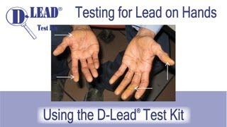 DLead Test Kit  A Test for Lead on Hands and Skin [upl. by Lathrop635]