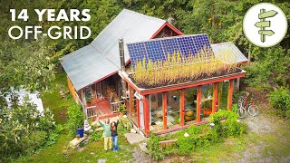 14 Years Living OffGrid in a SelfBuilt Cabin amp Farming Tons of Food on the Land [upl. by Secnarf]