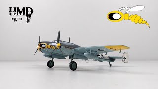 Messerschmitt Bf 110C Luftwaffe SKG 210 Russian Front 1941 Wespe Corgi 172 Diecast Model AA38506 [upl. by Arhna]