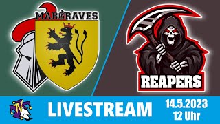 🔴 SG MargravesKnights  REAPERS  LIVESTREAM  U19 Verbandsliga  AMERICAN FOOTBALL [upl. by Mila]