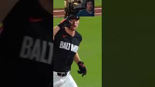 Orioles Magic 🪄 orioles shorts viral baseballreaction mlb tampabayrays mlbhighlights [upl. by Einaeg]