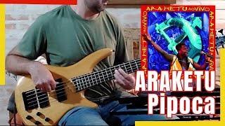 Araketu  Pipoca Ao Vivo BASS COVER  Contrabaixo na Axé Music  Carnaval anos 90  MVave TankB [upl. by Poore548]