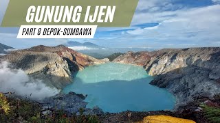 MOTORAN KE GUNUNG IJEN  PART 9 TOURING DEPOK SUMBAWA [upl. by Notsuh]