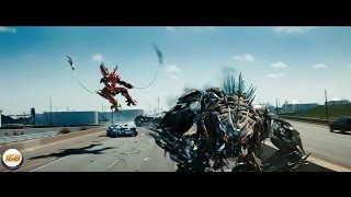 Transformers 3 Dark Of The Moon Highway Chase with Ironhide and Sideswipe VS Dreads 1080p HD [upl. by Nnagem]