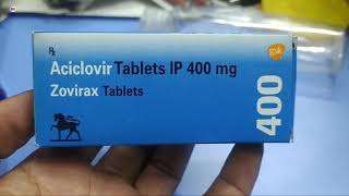 Zovirax Tablet  Aciclovir 400mg Tablet uses  Zovirax 400mg Tablet uses side effects benefit review [upl. by Ahsias]