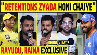 RETENTION ZYADA HONI CHAHIYE SURESH RAINA  AMBATI RAYUDU EXCLUSIVE  SPORTS YAARI [upl. by Lizzy]