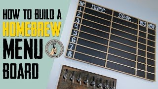 How to Build a Beer Display Board [upl. by Reifinnej357]