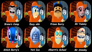 MR BRUNOS CAMP ESCAPEEasy Size ObbyNEW UPDATE PRISON BORRY ESCAPE STITCH BARRYS PRISON RUN [upl. by Ereynihc619]